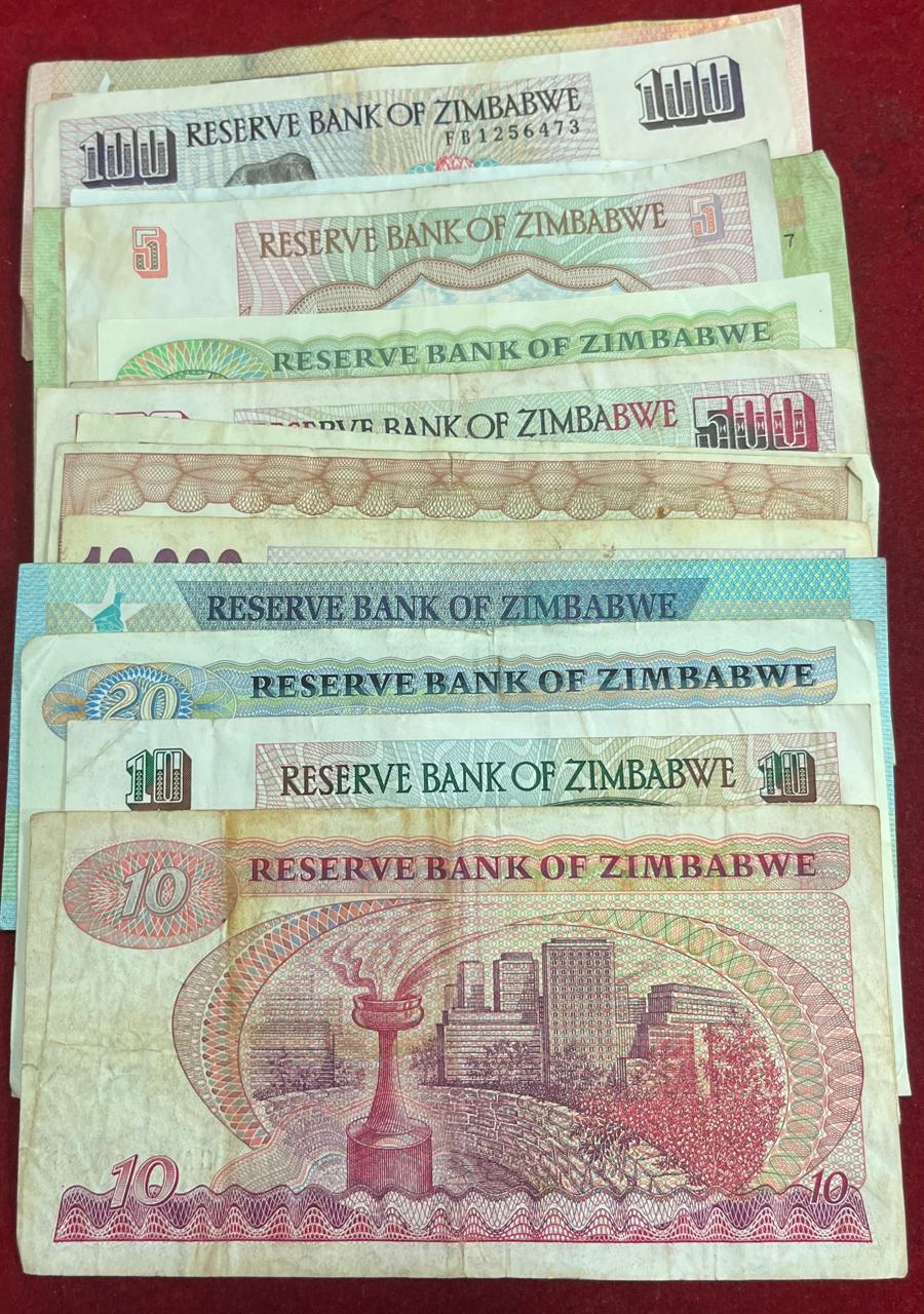 Zimbabwe ( 16 Different) Big Size Denomination Rare ( 16 PCS Set ) Lowest Price # SKU-103