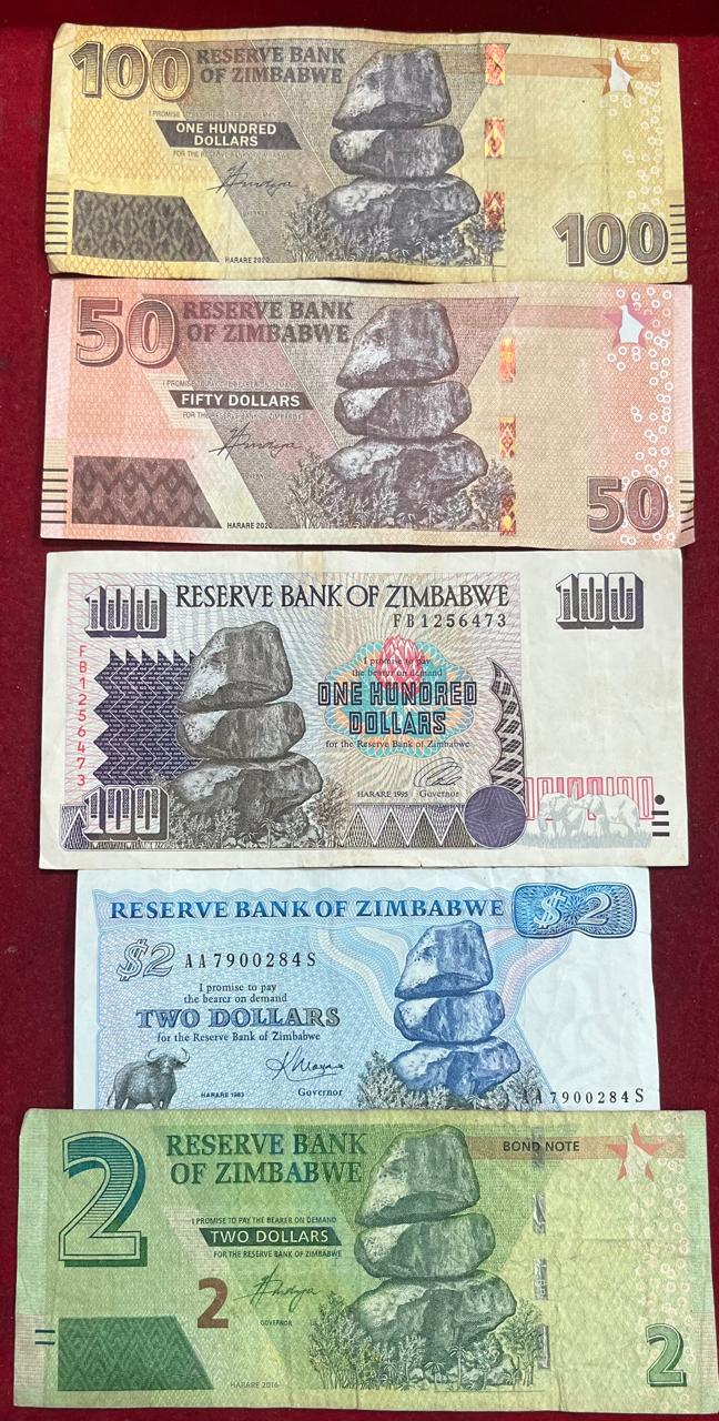 Zimbabwe ( 16 Different) Big Size Denomination Rare ( 16 PCS Set ) Lowest Price # SKU-103