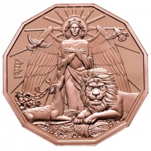 2024 Samoa – Archangel in the zodiac - Aries VS Ariel - Gold Plated Proof Coin Beautiful Pack Set