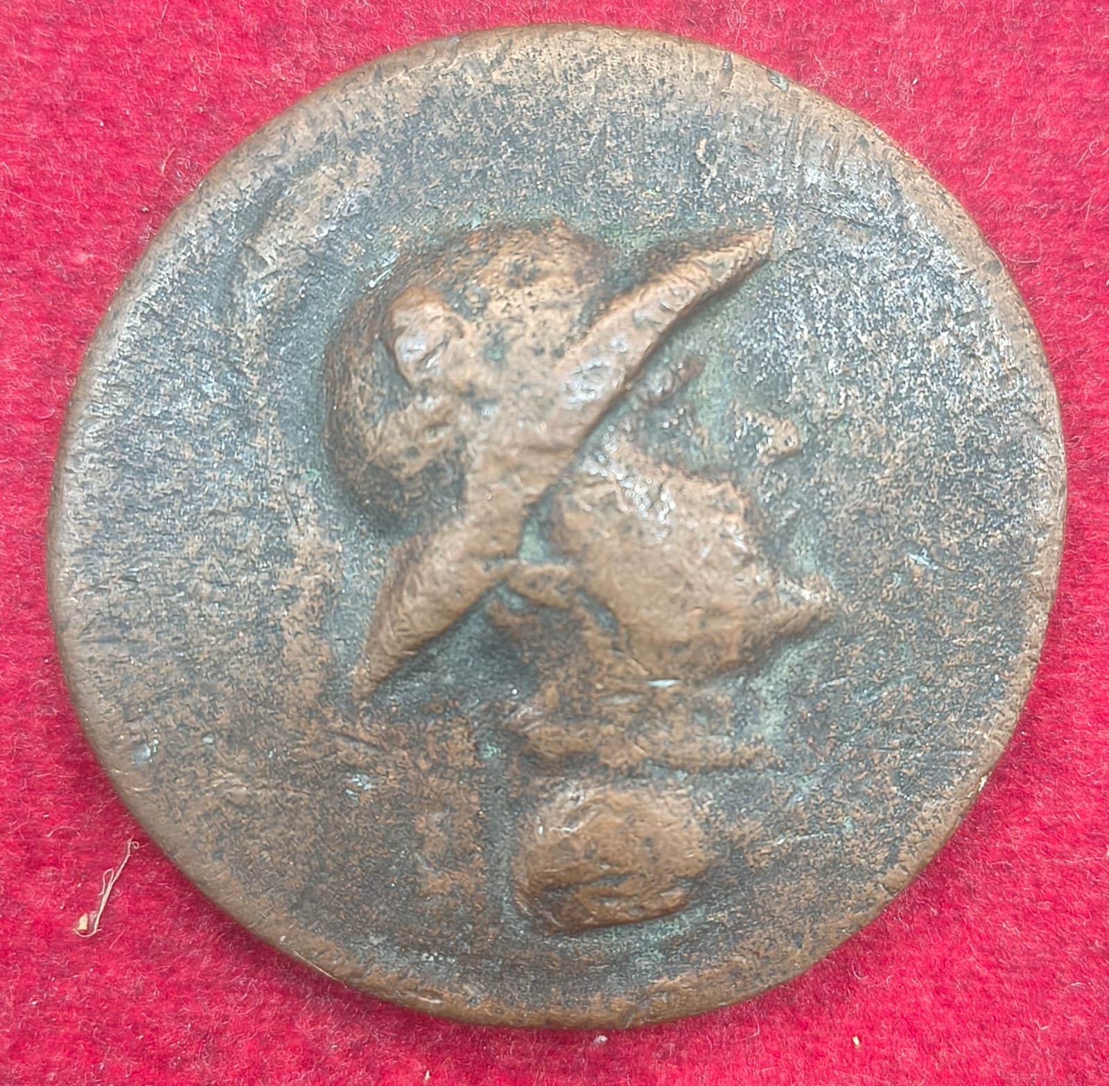 Old Medal Token Unknown Big Size Heavy WEIGHT(78 GRM) Cooper #N-349