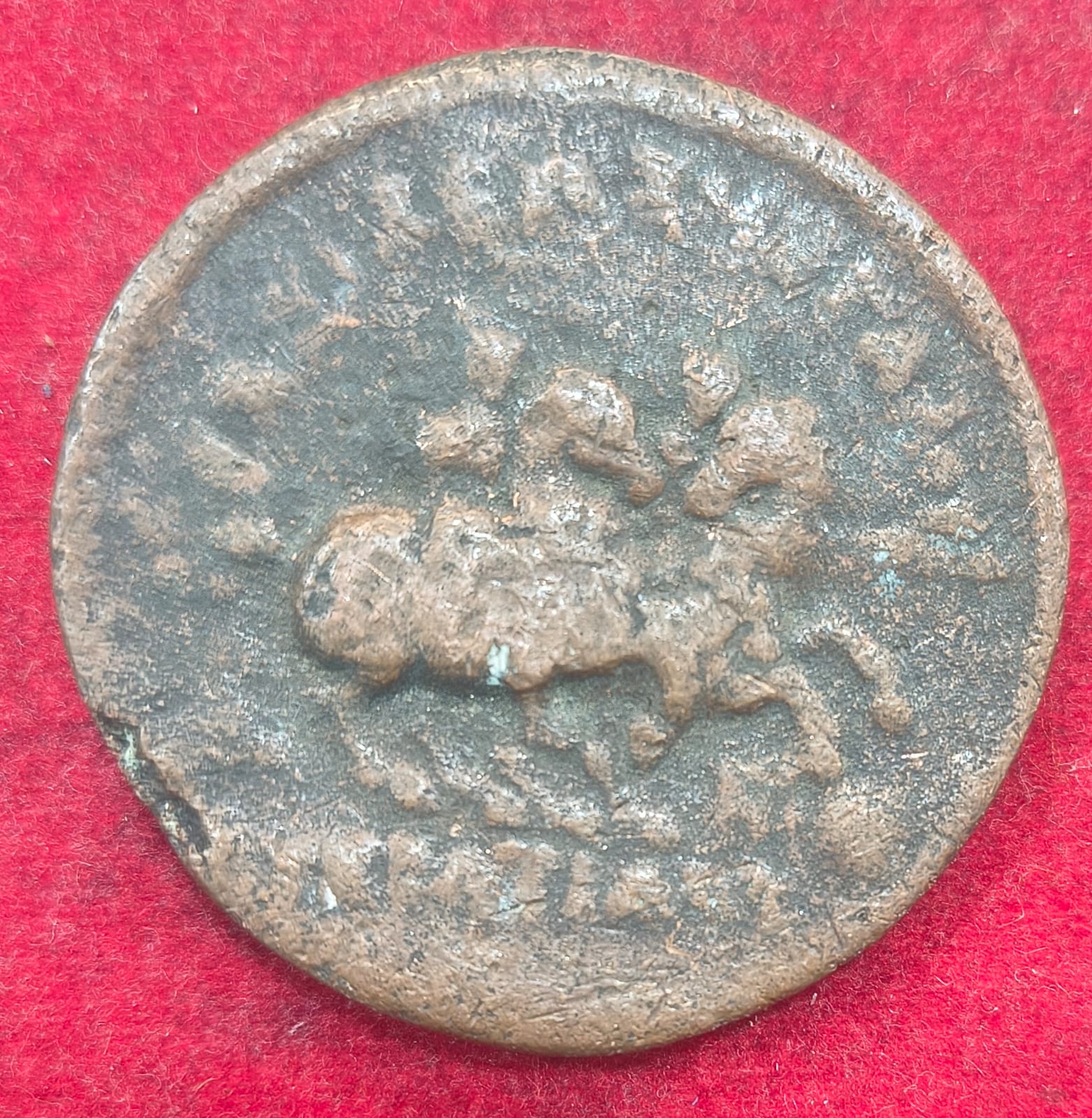 Old Medal Token Unknown Big Size Heavy WEIGHT(78 GRM) Cooper #N-349