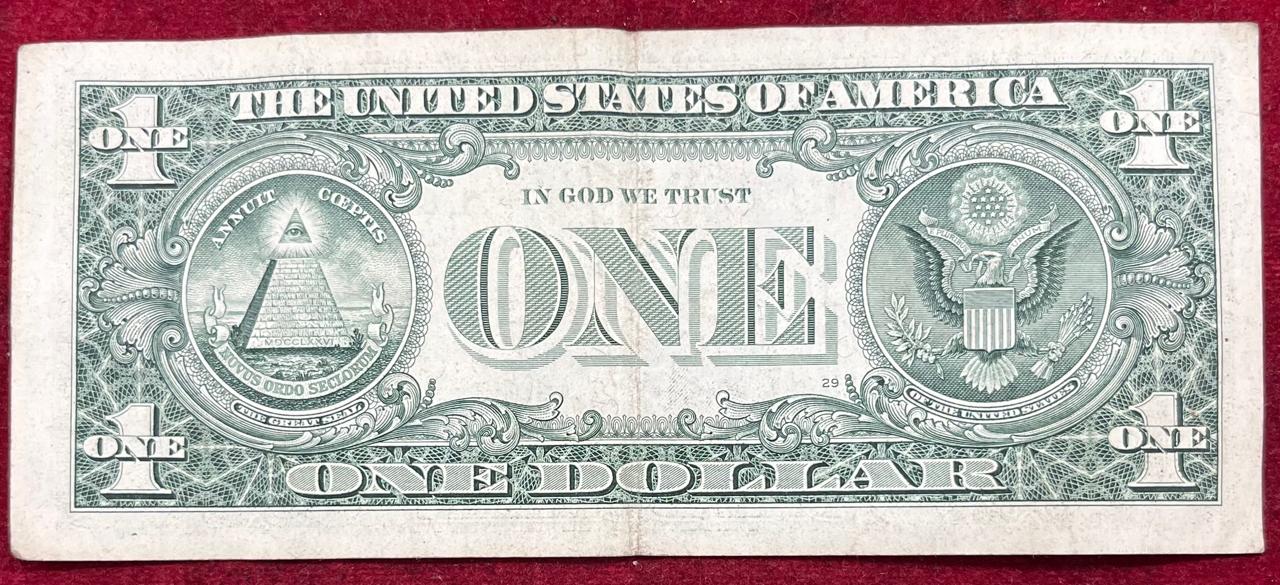 America 1 Dollar Rare Note #B-2