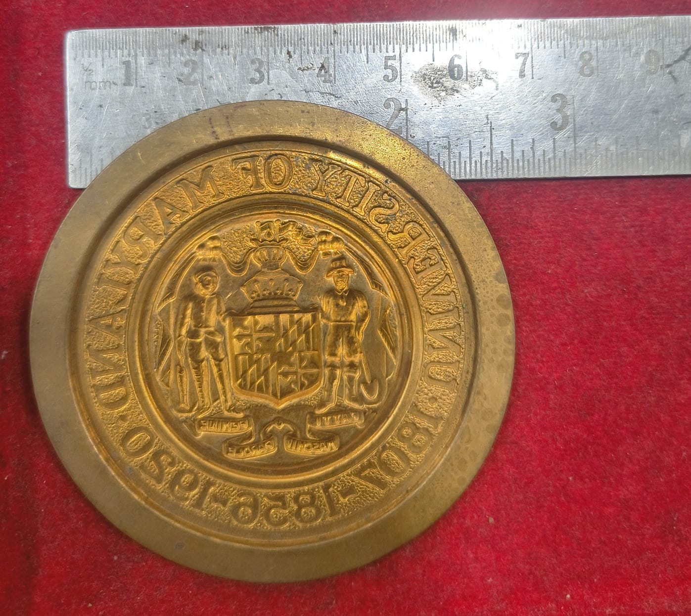 University of Maryland 1807-1856-1920 Big Size Old Medal# N-358