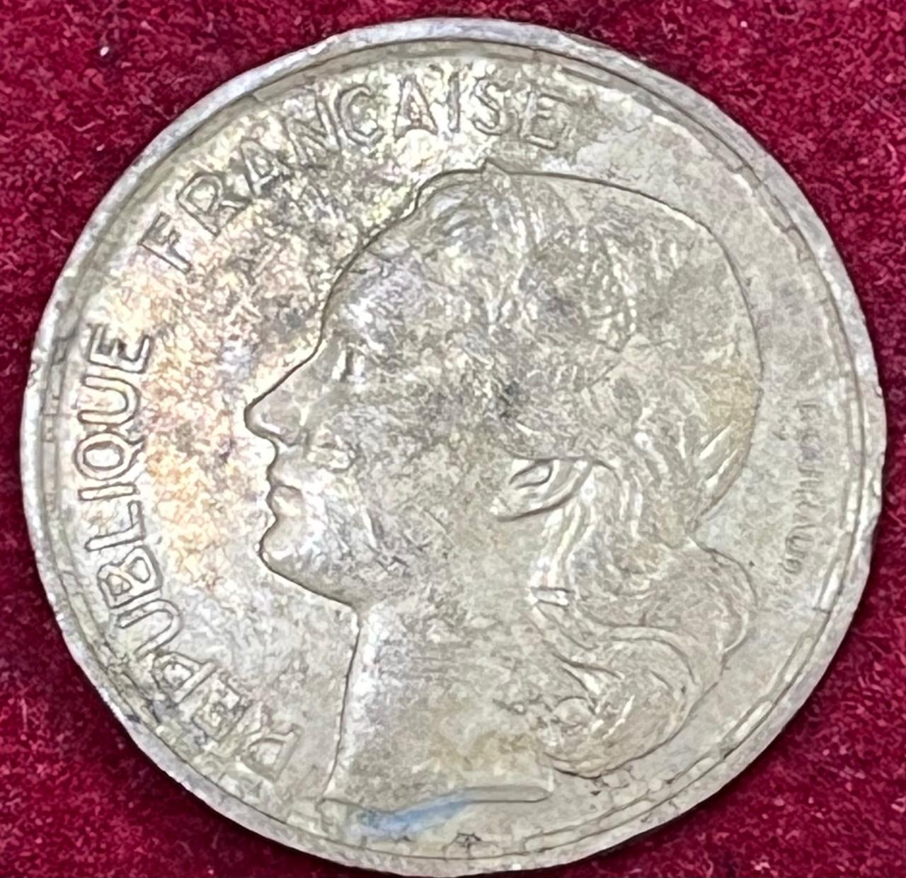France 20 Francs signature "G Guiraud Rare Coin #N-509