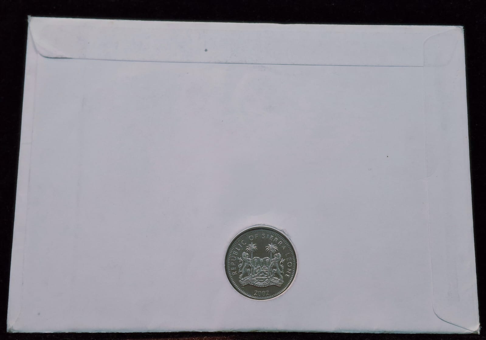 Sierra Leone 1 Dollar 2002 - the Queen's Golden Gubilee Coin First DAY Cover Mint Pack GEM UNC