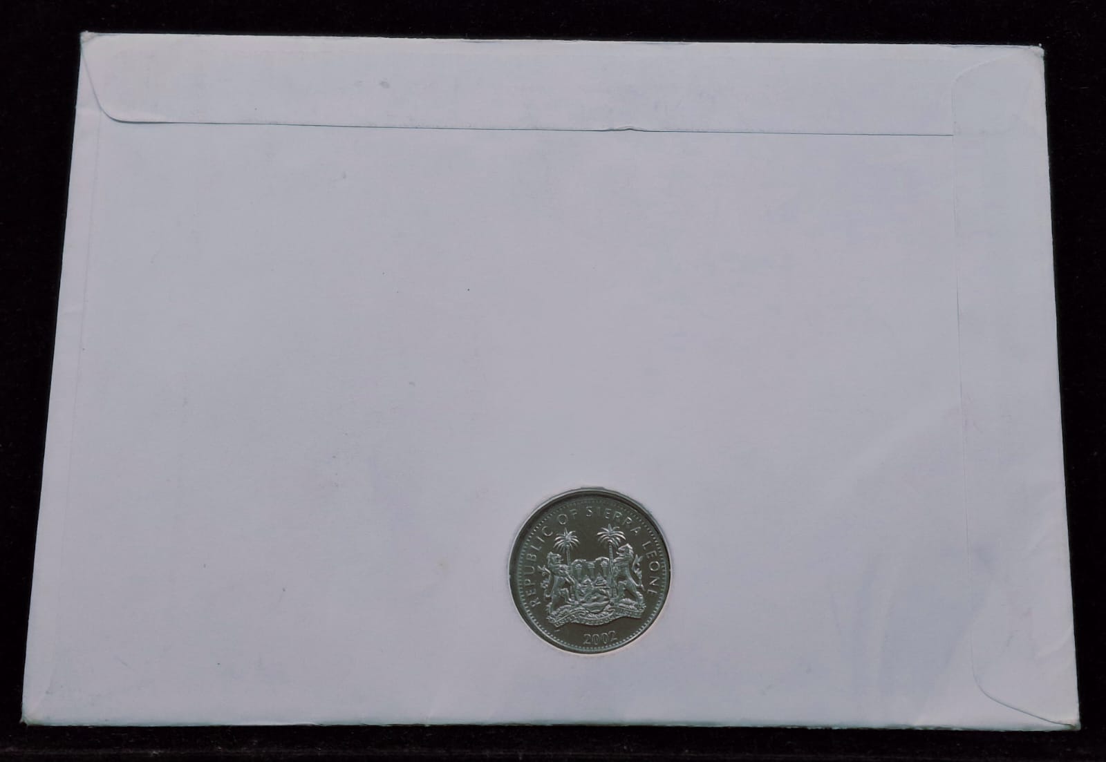 Sierra Leone 1 Dollar 2002 - the Queen's Golden Gubilee Coin First DAY Cover Mint Pack GEM UNC