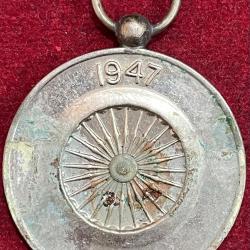 Republic India Medal of 25th Independence Anniversary Medal (1947-1972) Rare Medal #S-66