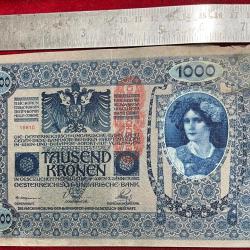 Austrai 1000 Kronen 1902 Big Size Note Condition as PER Image