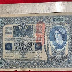 Austrai 1000 Kronen 1902 Big Size Note Condition as PER Image