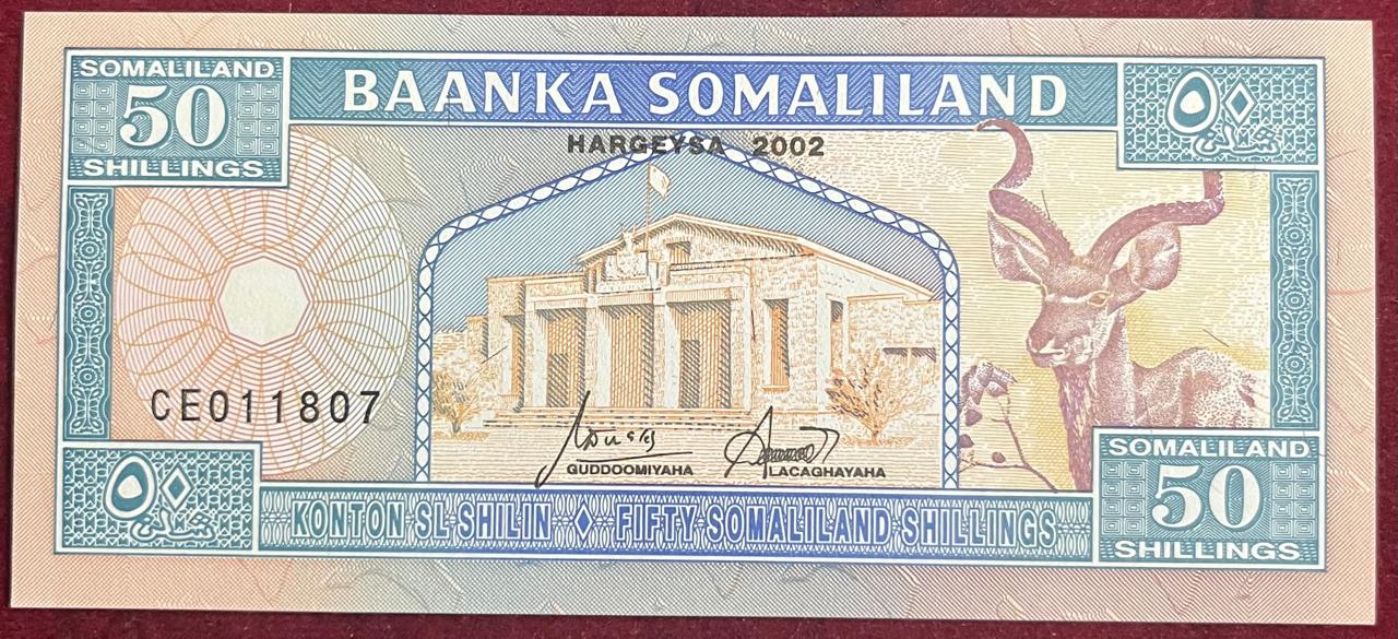 Somaliland 50 Shillings UNC Bank Note