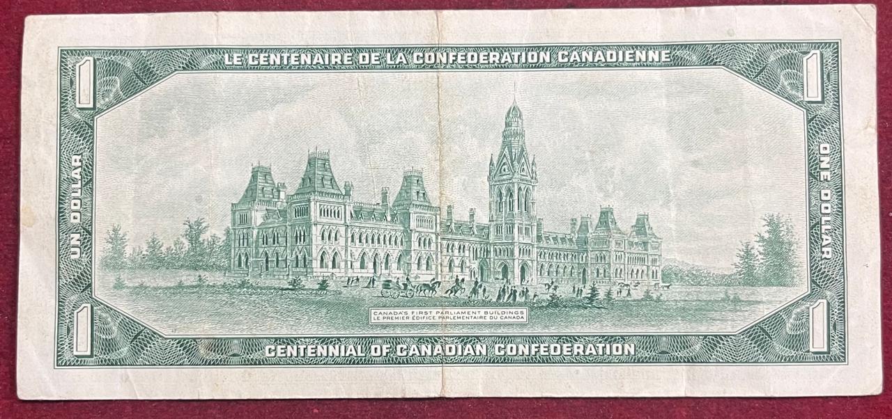 Canada 1 Dollar UNC Bank Note