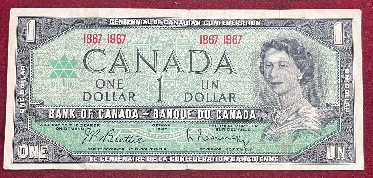 Canada 1 Dollar UNC Bank Note