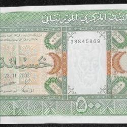 Mauritanie 500 CINO Cents Ouguiya UNC Bank Note