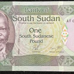 South Sudan 1 South Sudanese Pound UNC Rare Note
