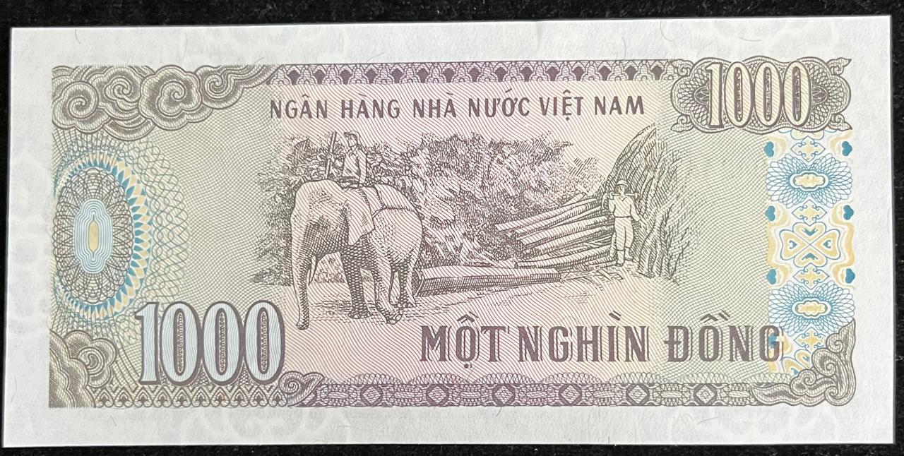 Vietnam 1000 DONG UNC Rare Note