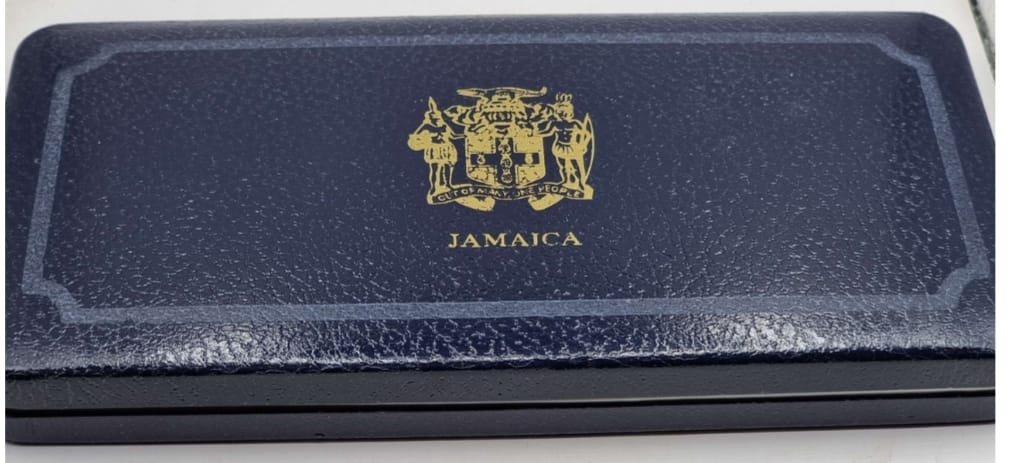 Jamaica Silver Proof Coin Year Set 1976 by Franklin Mint Franklin Mint
