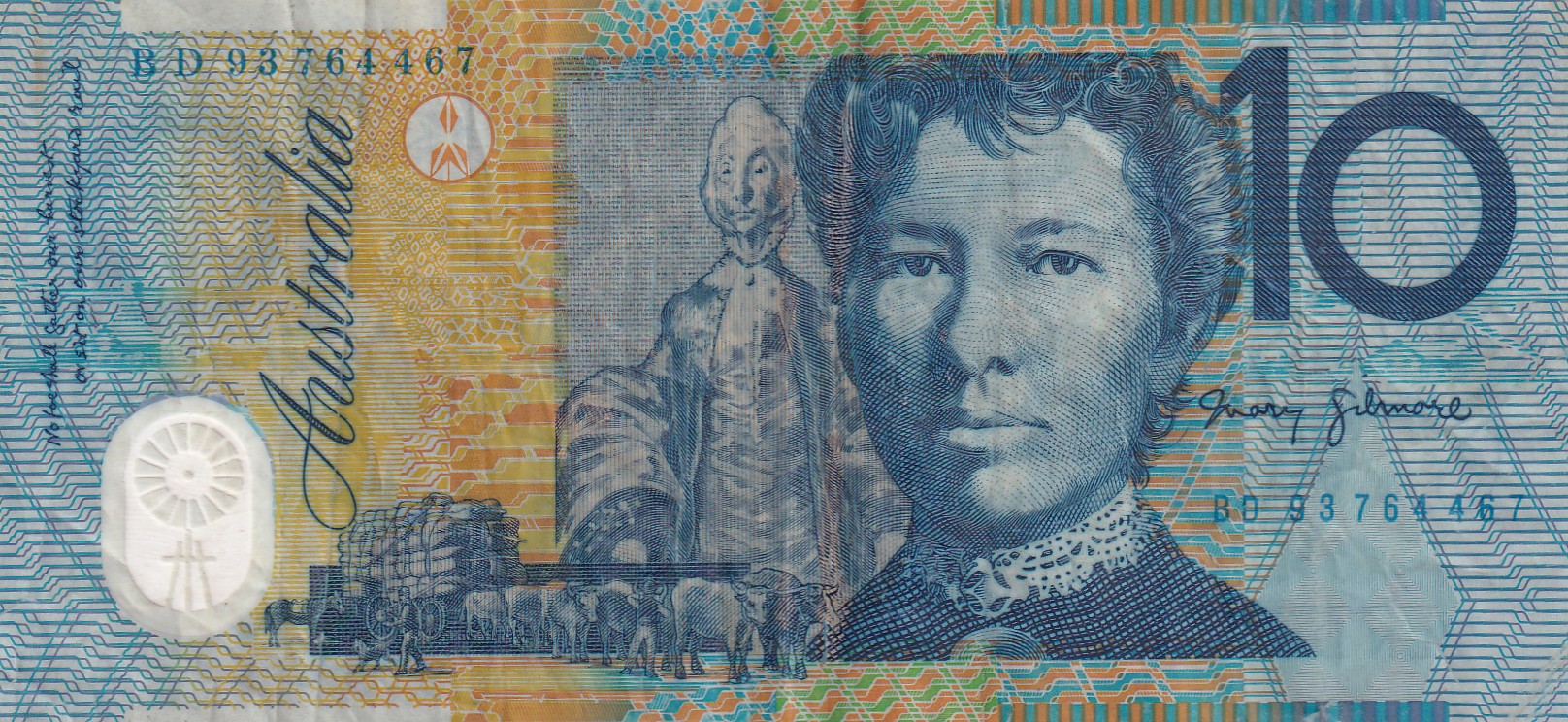 Australian 10 Dollars Bank Note #B-2