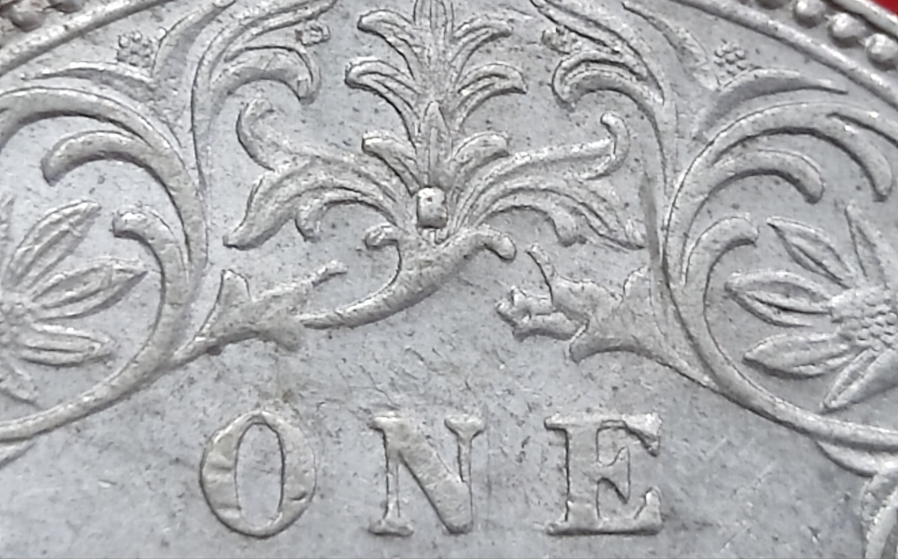 One Rupee Silver Coin Victoria Empress 1885 B Raised Rare Varietie Good Condition Coin