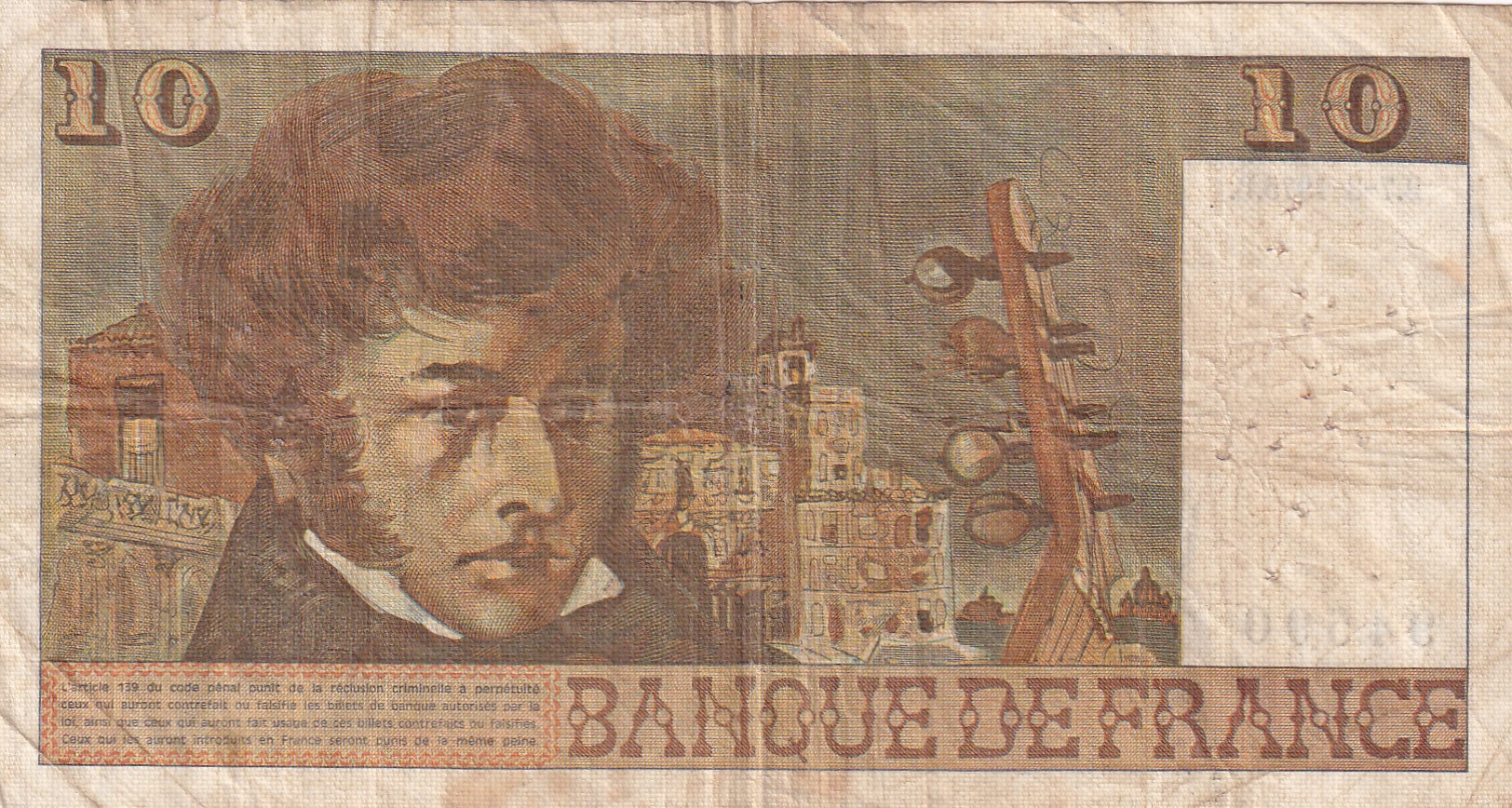 France 10 France Bank Note