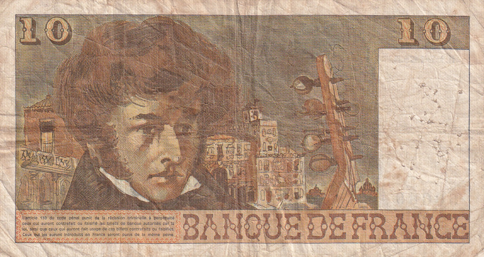 France 10 France Bank Note