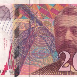 France 200 Francs Gustave Eiffel Rare Note