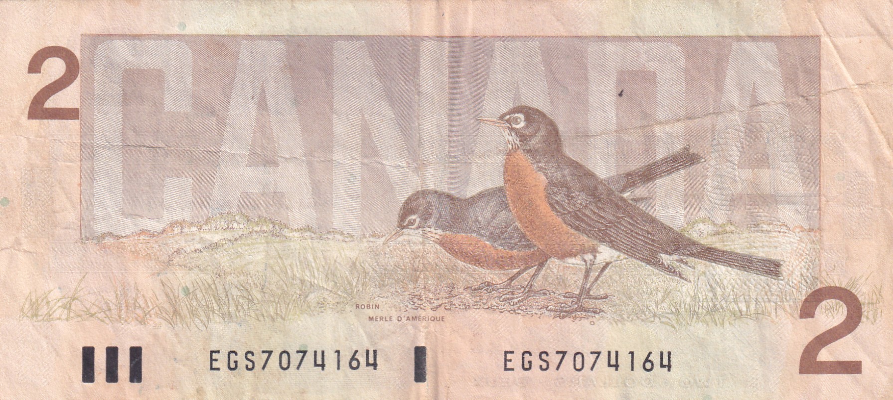 Canada 2 Dollars Rare lowest price Note