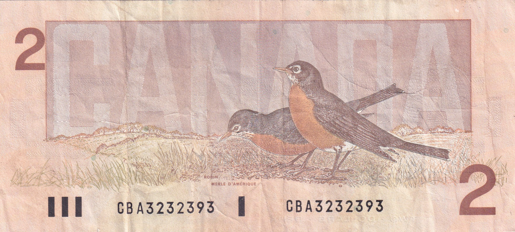 Canada 2 Dollars Rare lowest price Note