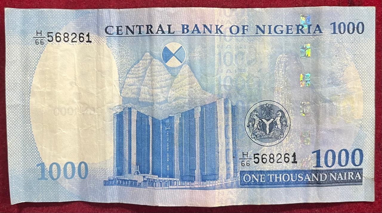 Nigeria 1000 Naira Rare Note #B-2