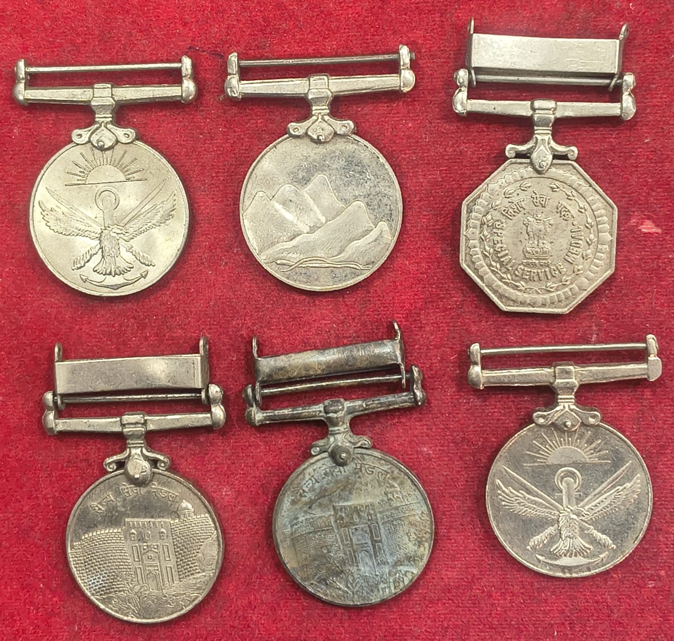 Six Different Republic India Medal Set Lowest Price#I-80