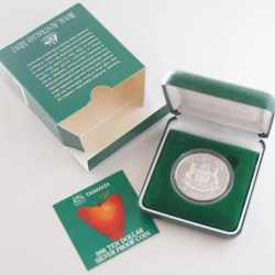 Extremely Rare Elizabeth Australia Ten Dollar Silver Proof Coin 1991 Year Tasmania Royal Australian Mint