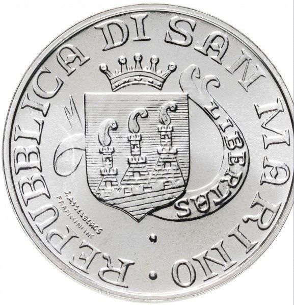 1989 Italy SAN Marino complete set 10 Coins UNC with silver in official folder silver coin weight Silver (.835) Weight 14.6 g