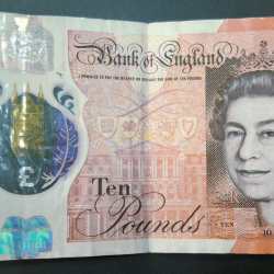 England 10 Pounds - Elizabeth II Jane Austen; Polymer Rare Note
