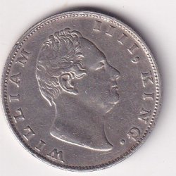 WILLIAM IV EAST INDIA COMPANY 1 RUPEE1835 RARE SILVER HIGH GRADE COIN #V-73
