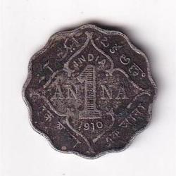 1910 One Anna Edward British India COIN#I-105