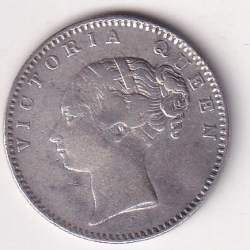 British-India ½ Rupee 1840 - Victoria Continuous legend High Grade Rare Silver Coin #9999