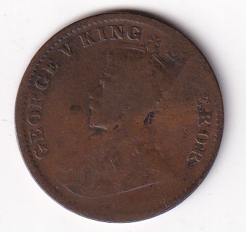 1912 Sailana State British India One Quarter Anna Rare Coin #I-169
