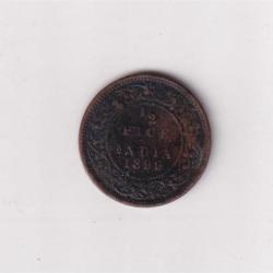 British India ½ Pice 1899 Victoria Rare Coin#I-177