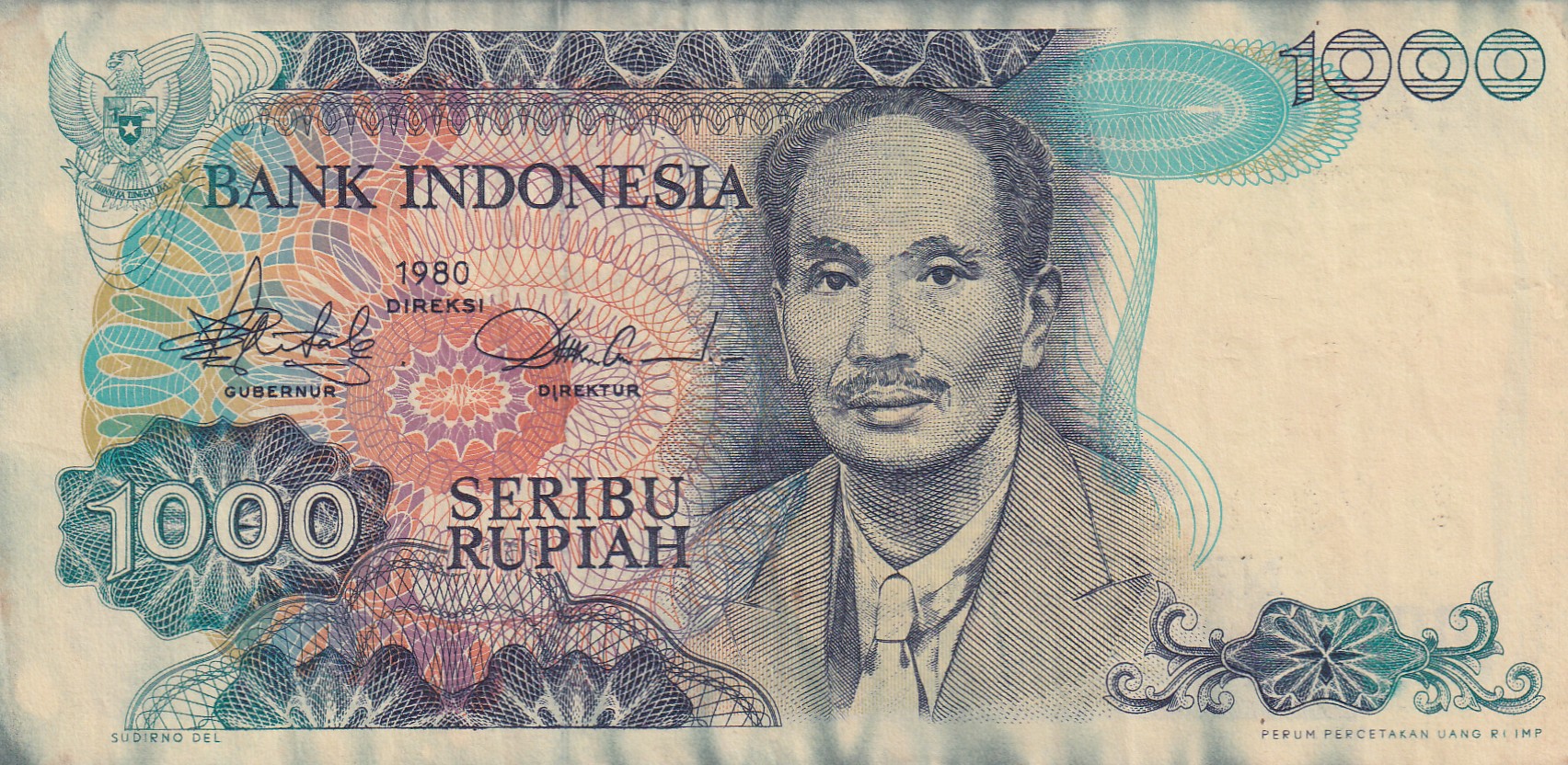 Indonesia 1000 Seribu Rupiah Bank Note