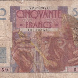 France 50 Francs Bank Note