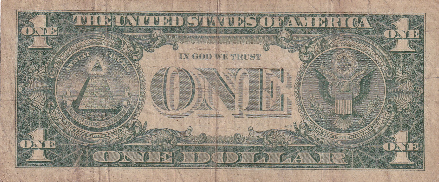 America One Dollar (Silver Certificate 1957 Series) Rare Note