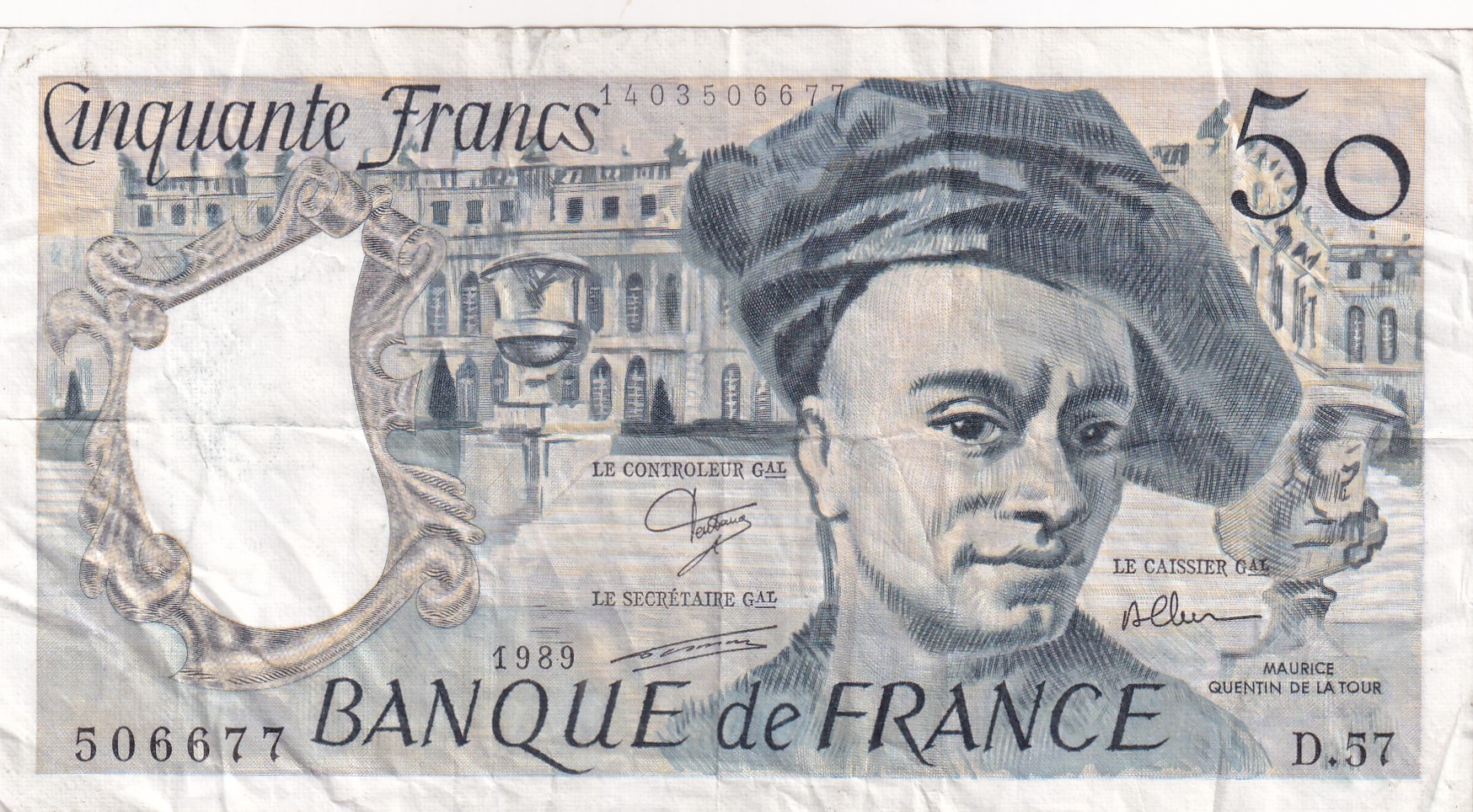 France 50 Francs Loest Price Rare Note