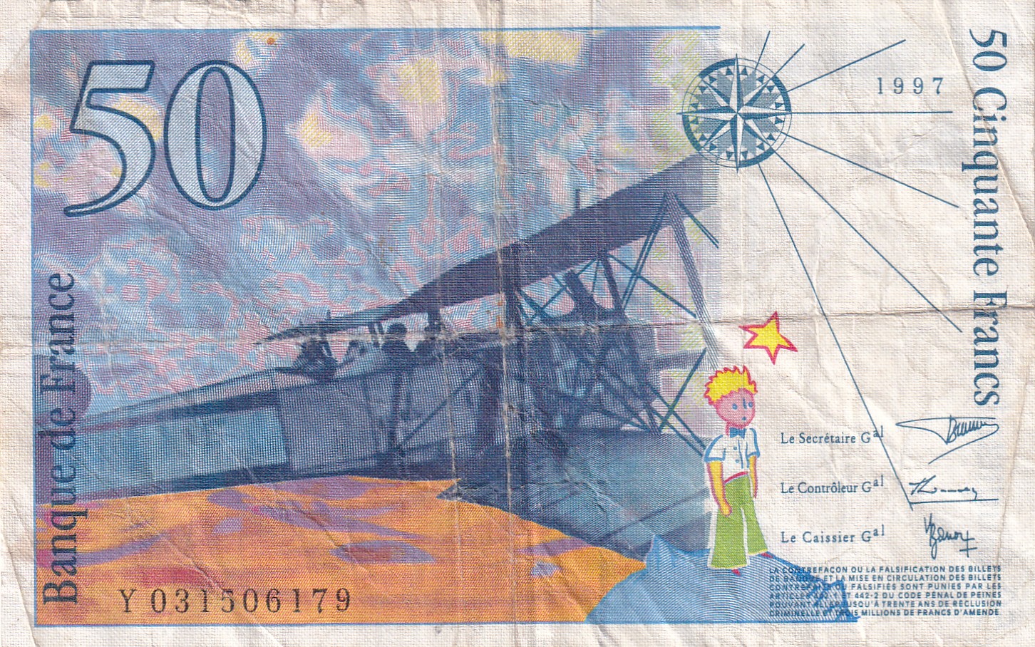 France 50 Francs Rare Note