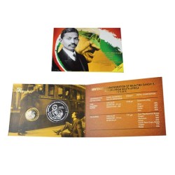 Centenary Commemoration of Mahatma Gandhi's Return from South Africa 2015 Mumbai Mint Rare 2 Coins ((UNC Set))