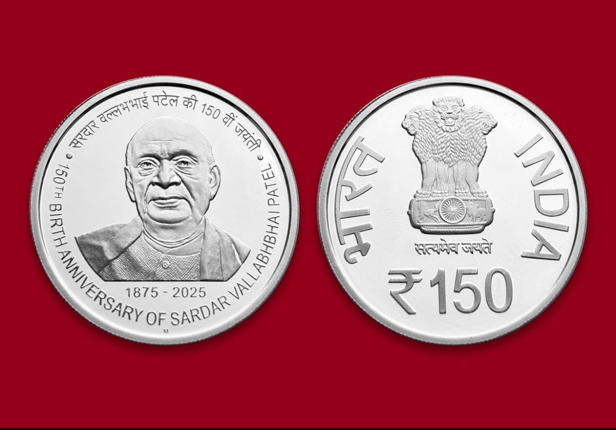 150TH Birth Anniversary of Sardar Vallabhbhai Ptatel 1875-2025 Rare (40 GR. Silver) Wooden Proof Set