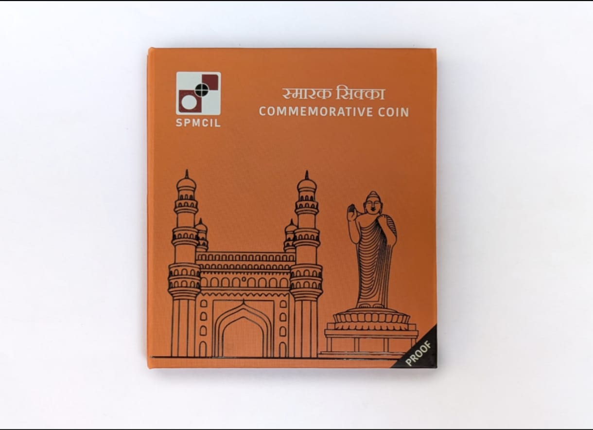 550th Year Celebration Of Shree Sam's than Gokarn Partagali Jeevottam Math 1475 - 2025 Rare Coin Proof Set [ Booklet]