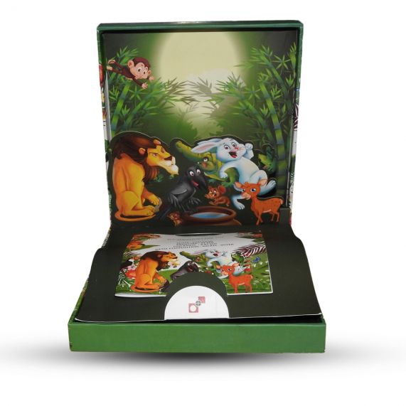 Token Panchatantra The Foolish Lion and The Clever Rabbit Kolkata Mint Issue