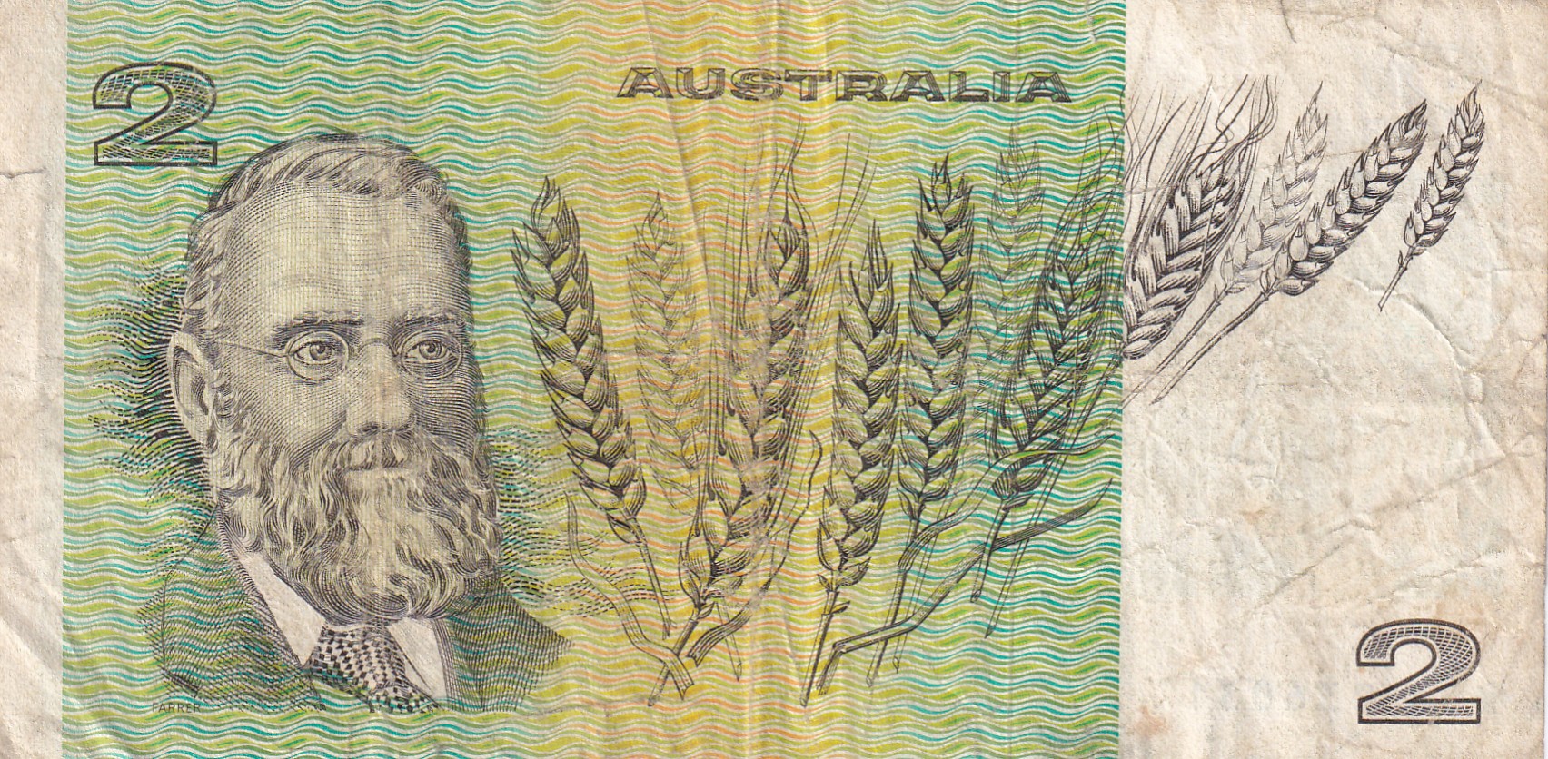 Australia 2 Dollars Rare Bank Note #B-2