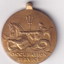 United State NAVY for Occupation Service Rare Medal # Z-40