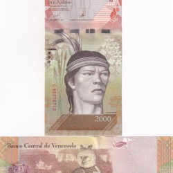 Venezuela 2000 Bolívares GEM UNC Rare Note