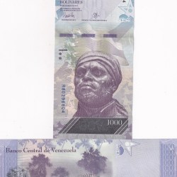 Venezuela 1000 Bolívares GEM UNC Rare Note